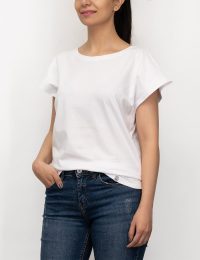 تیشرت زنانه سرشانه افتاده سانیا - تصویر 4