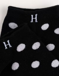 جوراب زنانه مچی خال خالی درشت - تصویر 2