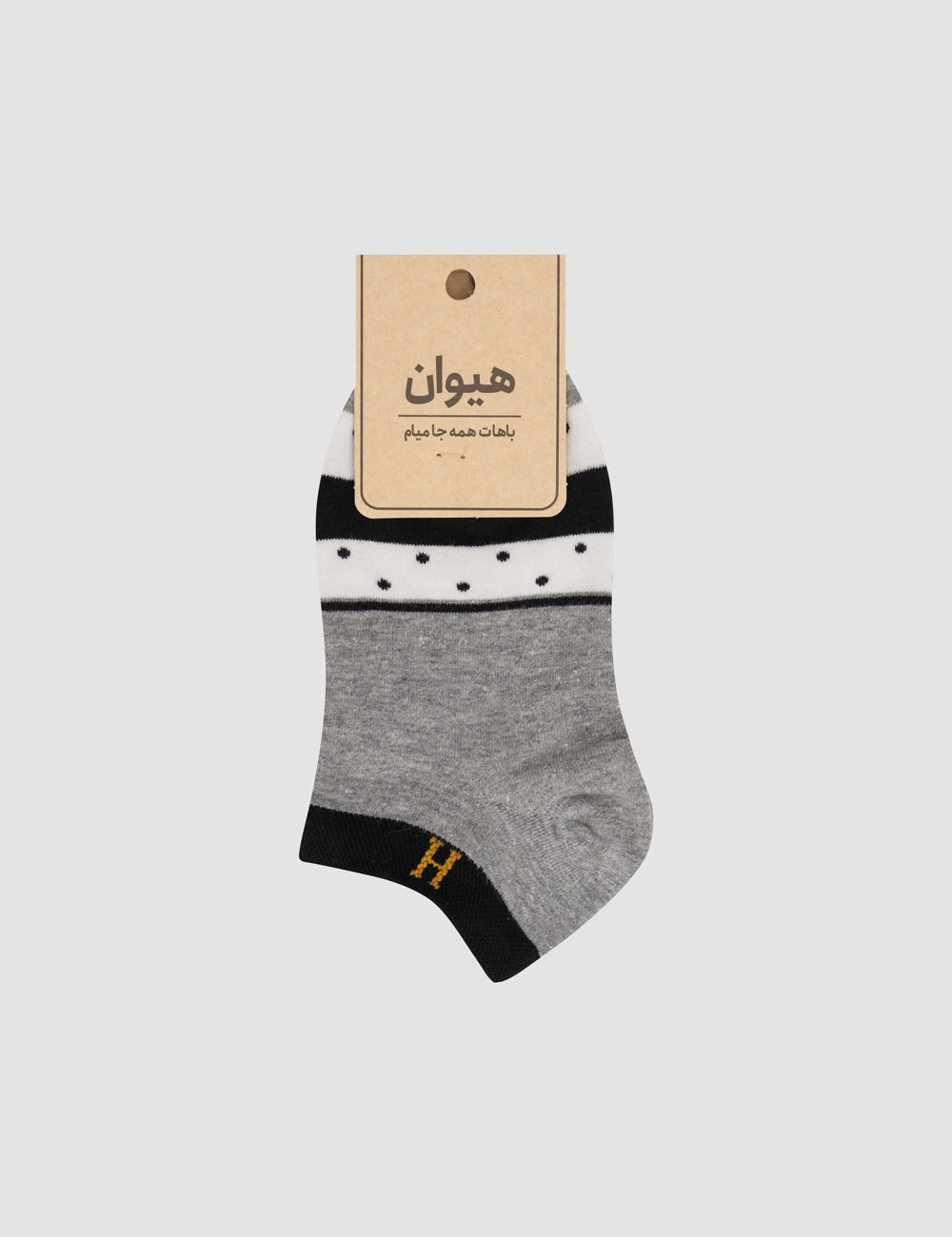 جوراب-زنانه-مچی-خال-خالی-نصفه جوراب زنانه مچی خال خالی نصفه - تصویر 1