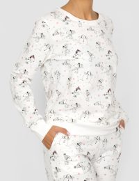 بلوز زنانه اسنوپی و برف - تصویر 3