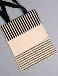 ساک خرید پارچه ای راه راه - تصویر 3