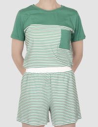 تیشرت زنانه جیب دار سبوحا - تصویر 2