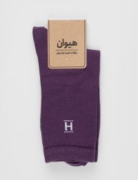 جوراب مردانه ساقدار کشبافت ساده