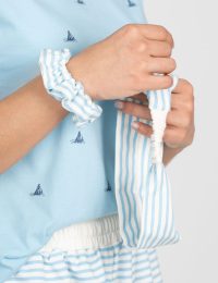 هدبند زنانه راه راه و قایق - تصویر 2