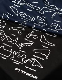 تیشرت چاپدار پیست های فرمول 1 - تصویر 3