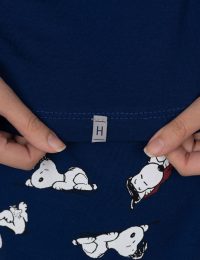 تیشرت زنانه چاپدار اسنوپی تنبل - تصویر 3