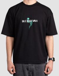 تیشرت مردانه چاپدار عروس دریایی - تصویر 2