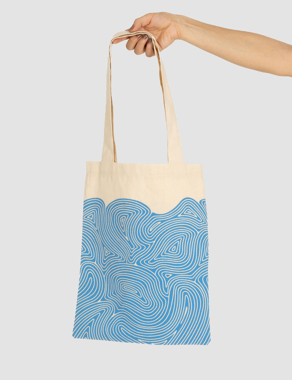 ساک-خرید-پارچه-ای-موج (1) ساک خرید پارچه ای موج - تصویر 1