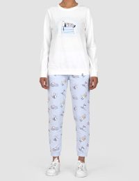 بلوز زنانه چاپدار اسنوپی و اسکی - تصویر 5