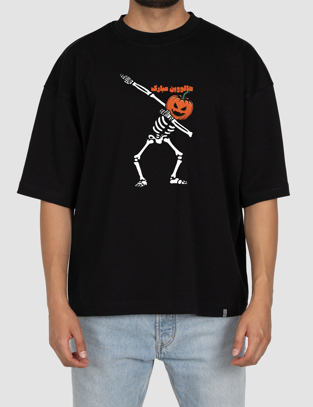 1 تیشرت باکسی کله کدو - تصویر 1