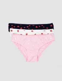 پک 3 تایی شورت زنانه توت فرنگی و قلب