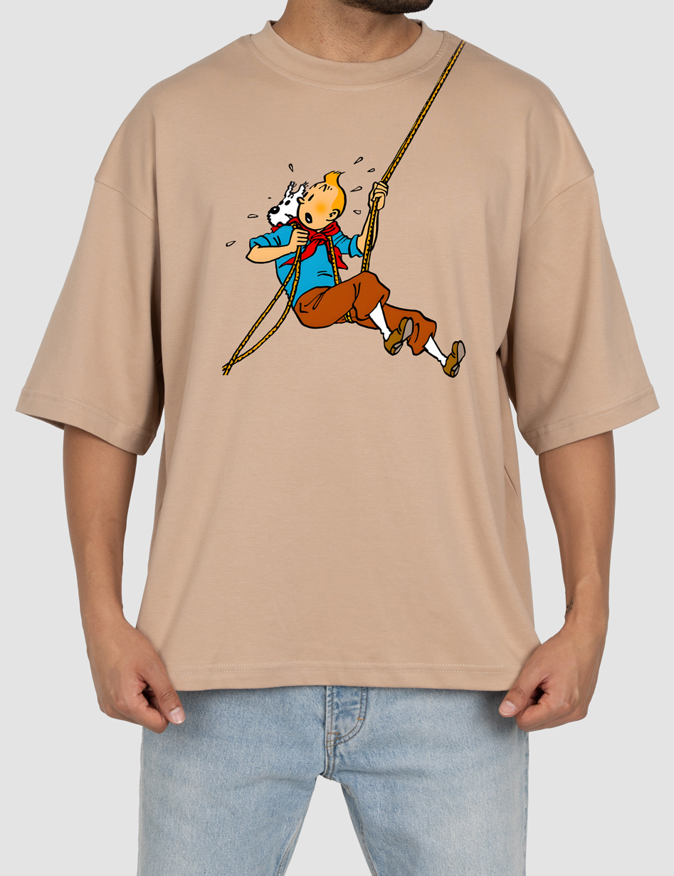 تیشرت-باکسی-تن-تن-معلق تیشرت باکسی تن تن معلق - تصویر 1