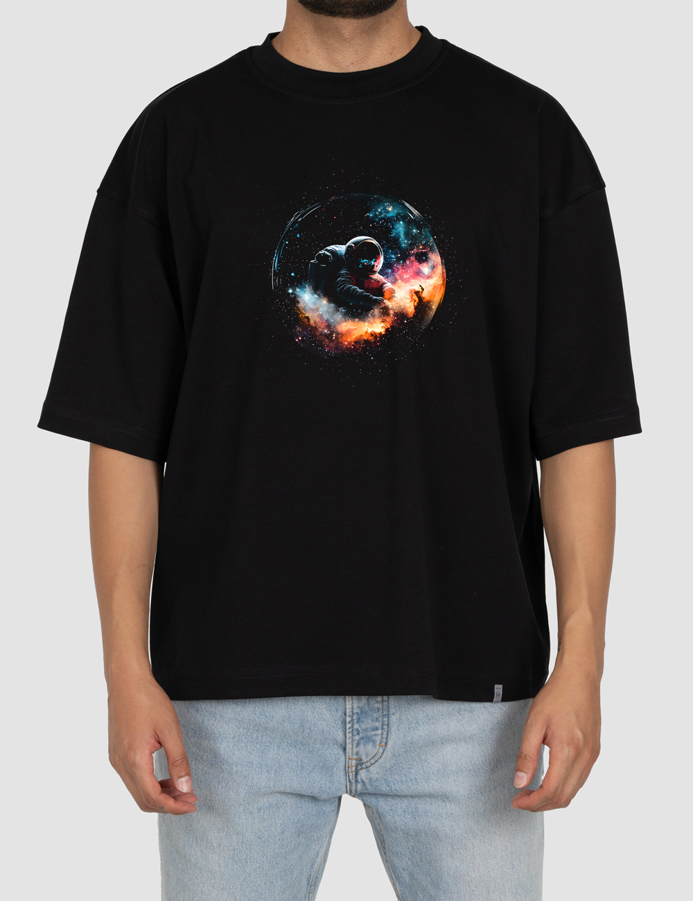 تیشرت-باکسی-کهکشان-رنگی (1) تیشرت باکسی کهکشان رنگی - تصویر 1