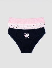 پک 3 تایی شورت زنانه قلبی